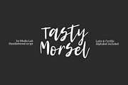 Tasty Morsel script, a Handwritten Font by supfonts (Thumbnail 1 of 6)