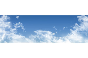 Realistic cloud formations on bright, an Illustration by art PVP - market