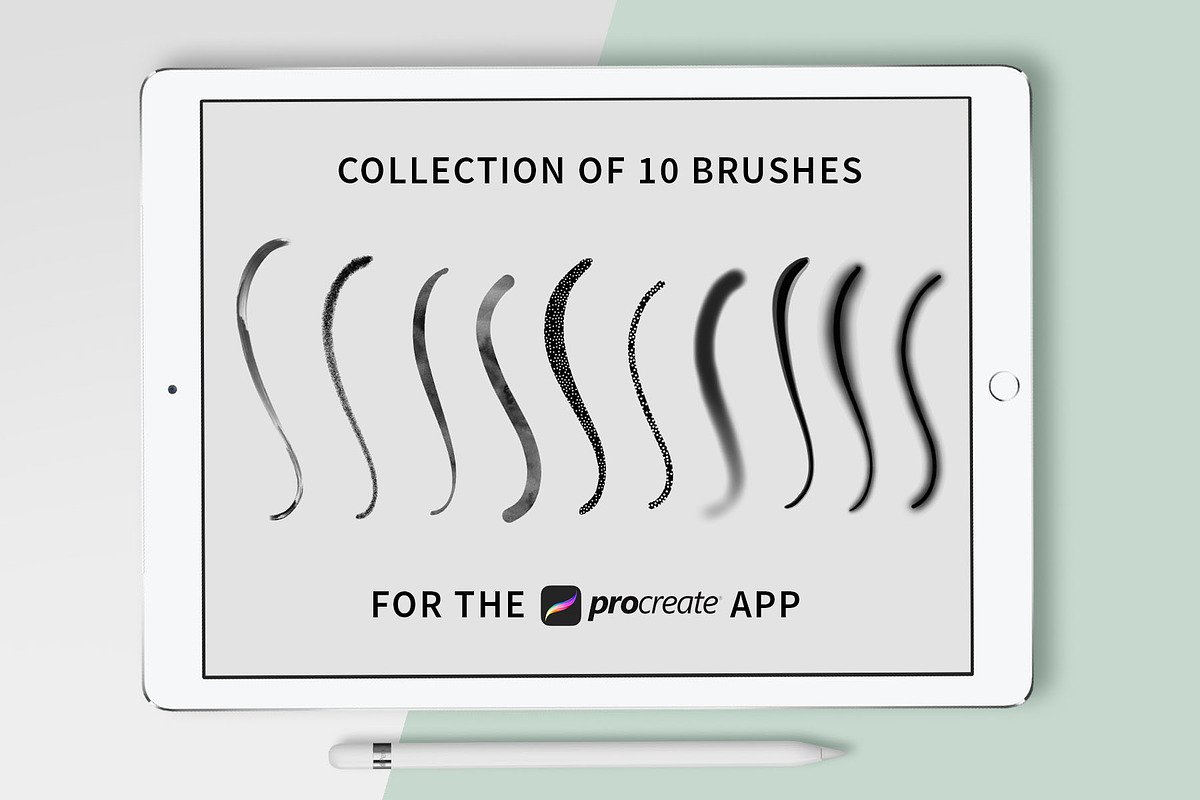 Pack of 10 Procreate Brushes Novelty, a Brush Add-On by Hewitt Avenue (Photo 5 of 19)