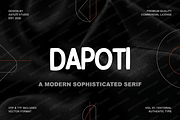 Dapoti - Modern Elegant Serif Ty, a Serif Font by Astuti Studio (Thumbnail 2 of 25)