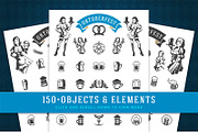 Oktoberfest vintage badges & labels, a Branding & Logo Template by Vasya Kobelev (Thumbnail 21 of 25)