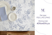 Table Cloth Mockup Tablecloth Napkin, a Household Mockup by Mie Mockup Studio (Thumbnail 9 of 10)