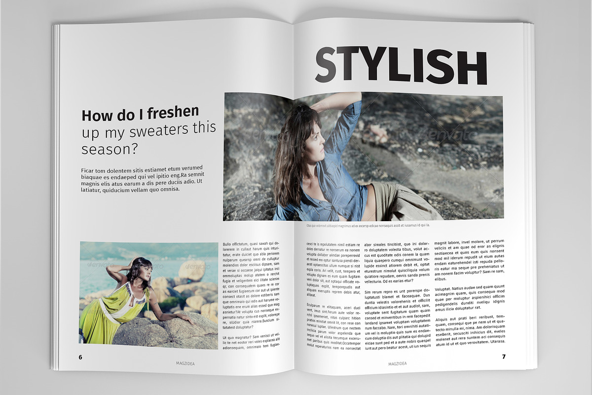 A4 & US Letter Multipurpose Magazine, a Magazine Template by DesignCorner