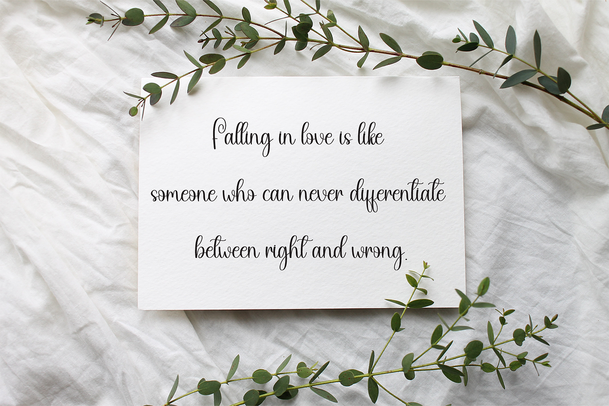 Brushed | Script Font, a Handwritten Font by Scratchones (Photo 3 of 9)