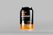 Soda Can Mockup, a Cups & Container Mockup by Artnivora.Std (Thumbnail 1 of 4)