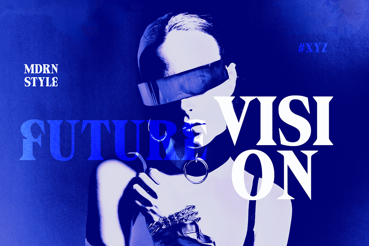 Egika – Fashion Futuristic Serif, a Serif Font by Drizy (Photo 8 of 9)