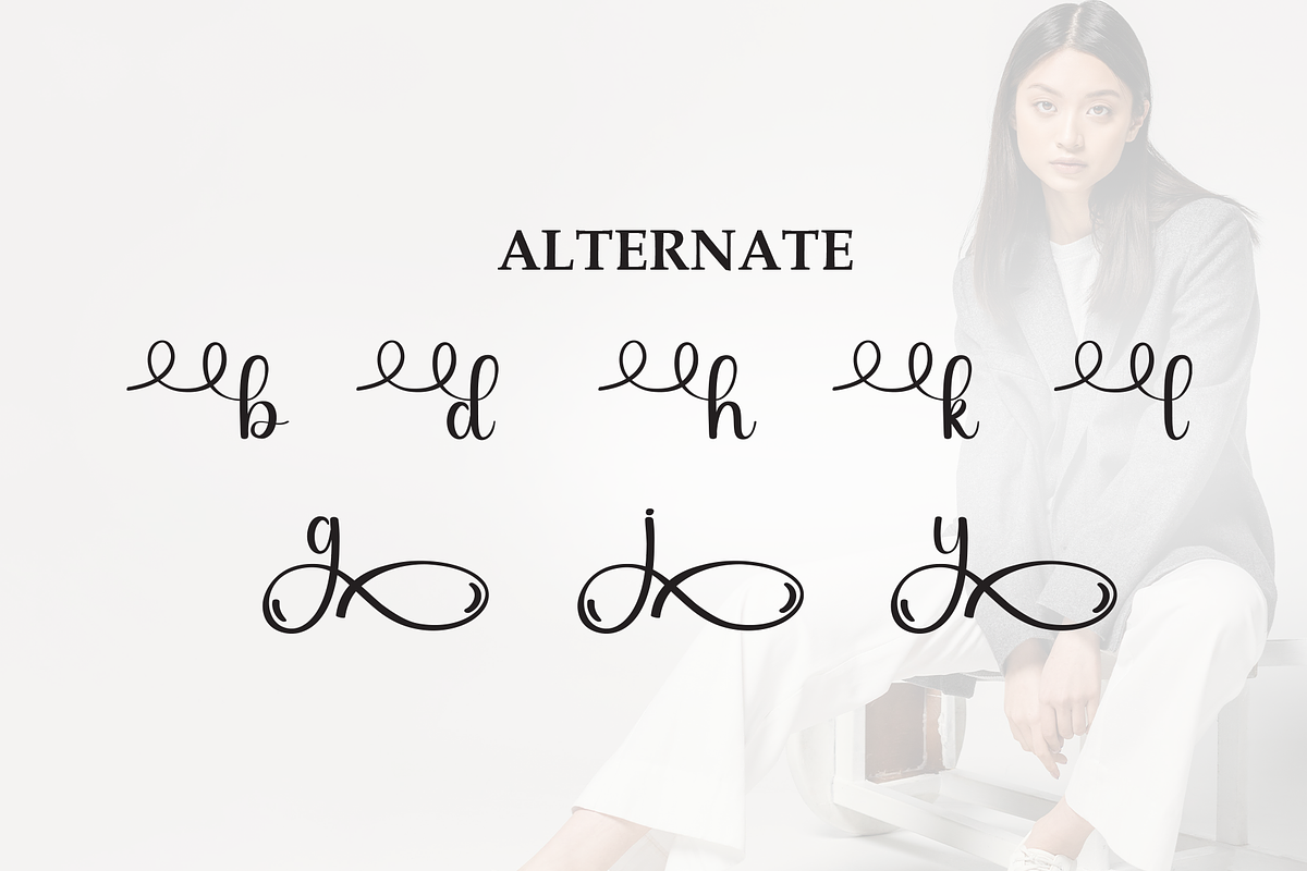 Angelina | Script Font, a Handwritten Font by Scratchones (Photo 8 of 9)