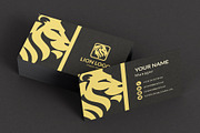 Lion Business Card Design Vector, a Business Card Template by Walldecorated (Thumbnail 5 of 5)