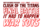 Battle Scarred - rough comic font, a Font by Comicraft Fonts (Thumbnail 2 of 4)