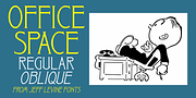 Office Space JNL, a Font by Jeff Levine Fonts (Thumbnail 1 of 5)