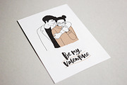 Love couples set + greeting cards, a Person Illustration by Good Studio (Thumbnail 10 of 10)