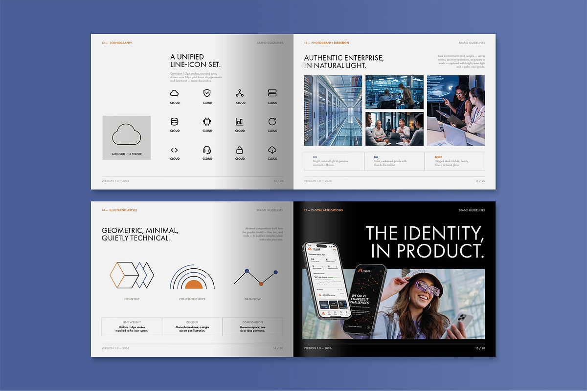 IT Brand Guidelines Template, a Brochure Template by BrandPacks (Photo 5 of 7)