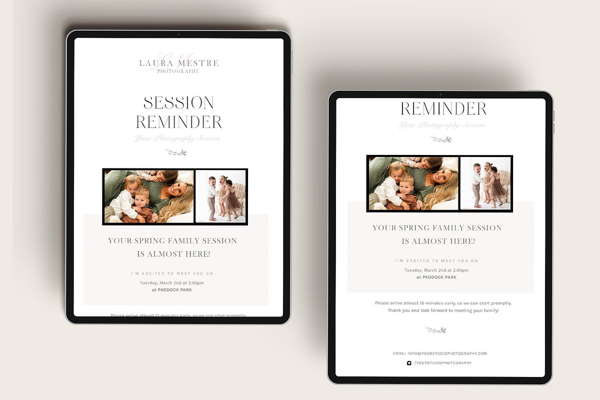 Photography Email Template Set, an Email Template by By Stephanie Design (Photo 2 of 7)