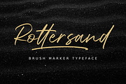 Rottersand - Brush Font, a Script Font by Hendra Pratama (Thumbnail 1 of 7)