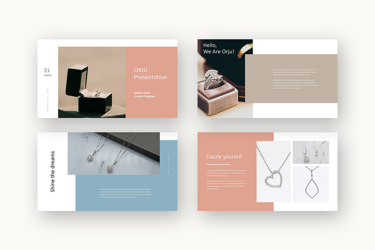 Orju : Jewelry Brand Keynote, a Presentation Template by Punkl Camp (Photo 2 of 16)