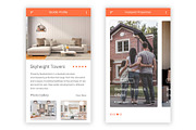 Real Estate & Property Adobe XD App, an UI Kit Template by themelove (Thumbnail 7 of 16)