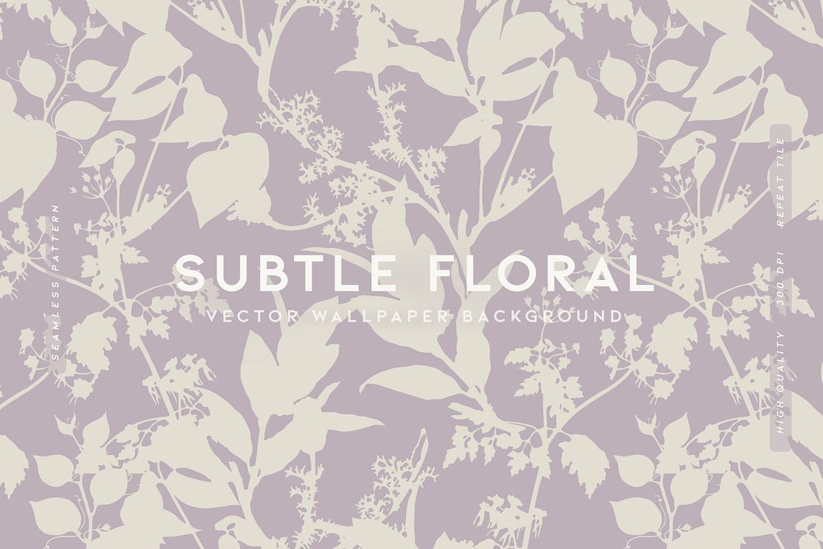 Subtle Floral | Vector Pattern, a Pattern Graphic by MalyskaStudio (Photo 1 of 15)