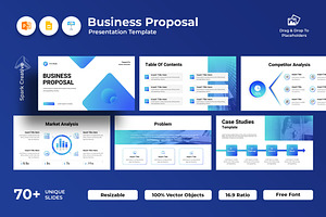 Business Plan PowerPoint Template, a Presentation Template by Spark_Creative
