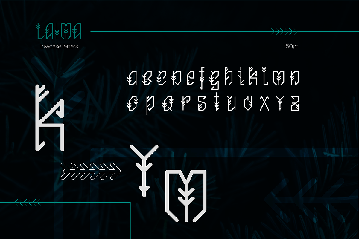 Laima Ethnic Font preview 4