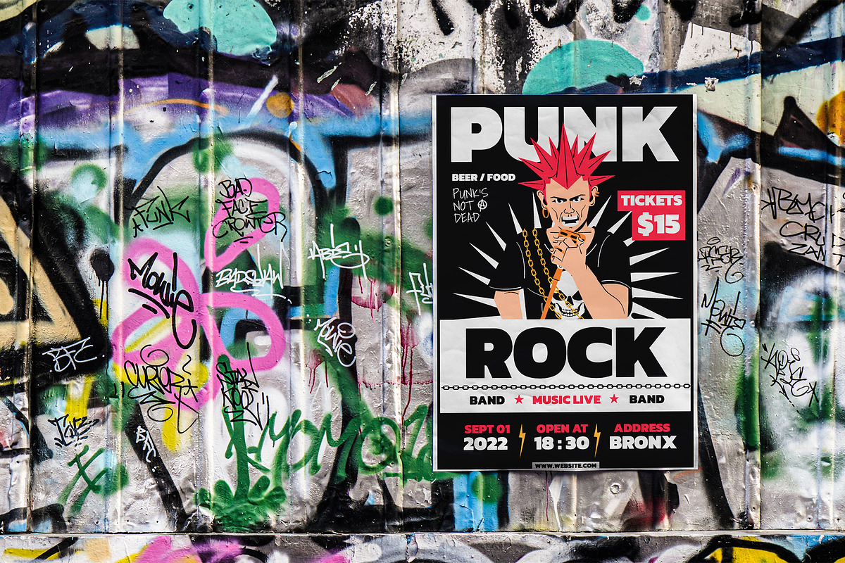 Mockup Poster Urban Pack 3, an Advertising Mockup by Alphaleonis_std (Photo 1 of 2)
