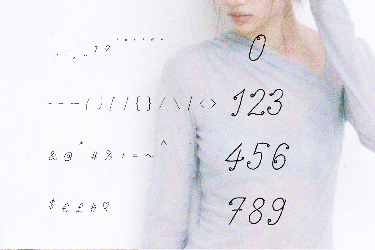 Margaret - Textured Handwritten Font, a Handwritten Font by Lilithcollageart (Photo 8 of 9)