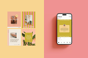 Cottage Core: Instagram Bundle, a Social Media Template by Brighten Made (Thumbnail 4 of 5)