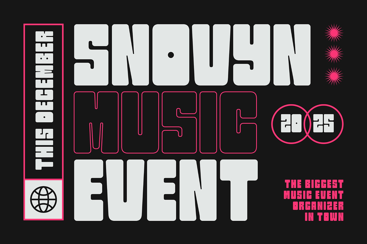 Snovyn, a Sans Serif Font by graphicook (Photo 4 of 10)