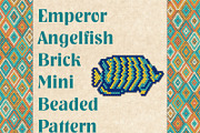 Emperor Angelfish,   Beaded Pattern, a Print Template by Kseniya-Omega (Thumbnail 1 of 9)