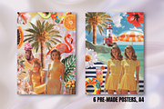 Retro summer collage - 300+ cutouts, an Object Graphic by Sofico (Thumbnail 3 of 13)