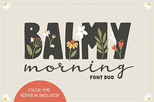 Balmy Morning Font Duo