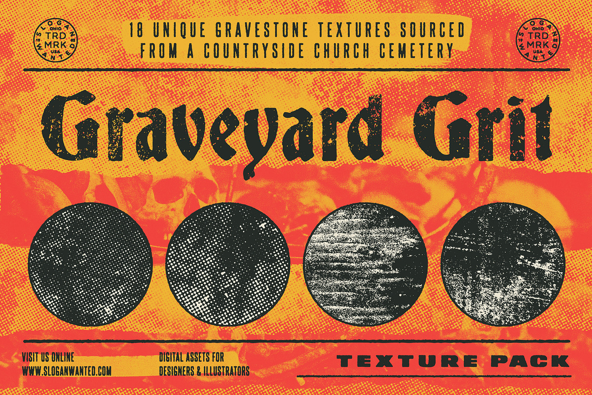 Graveyard Grit | Texture Pack, a Texture Graphic by Slogan Wanted (Photo 1 of 5)