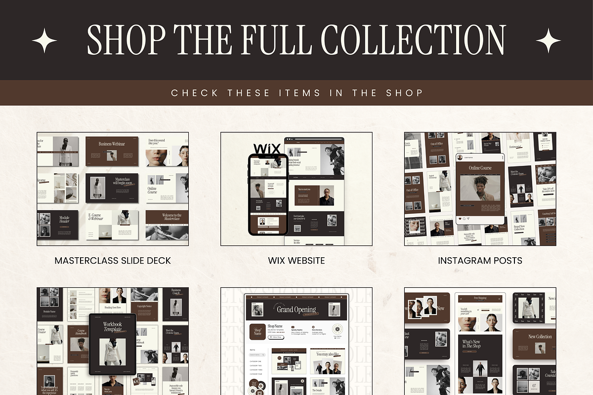 Canva Modern Branding Kit Template, a Branding & Logo Template by Branding Babe Co. (Photo 9 of 9)