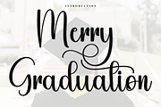 Merry Graduation, a Handwritten Font by InermediaSTUDIO (Thumbnail 8 of 9)