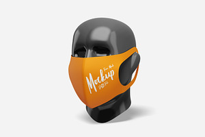 Face Mask Mockup, a Mask Mockup by Kenrichi