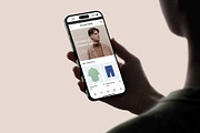 Phone 15 Pro Mockup in Hand, an iPhone Mockup by Asylab (Thumbnail 3 of 4)