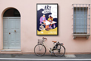 Art classes, promo poster desing set, a Background Graphic by PaperTrident (Thumbnail 4 of 5)