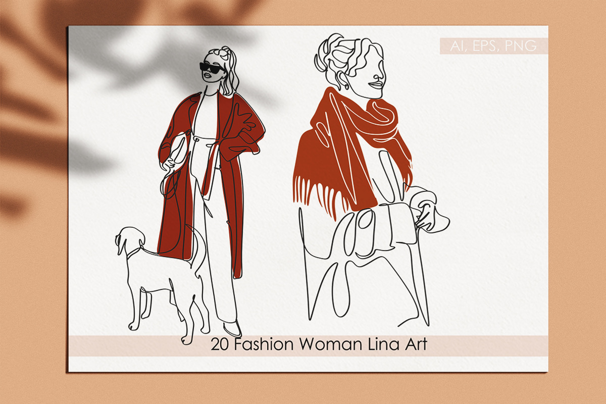 Women fashion art. Fashion vector, a Person Illustration by velychko.ua (Photo 4 of 11)