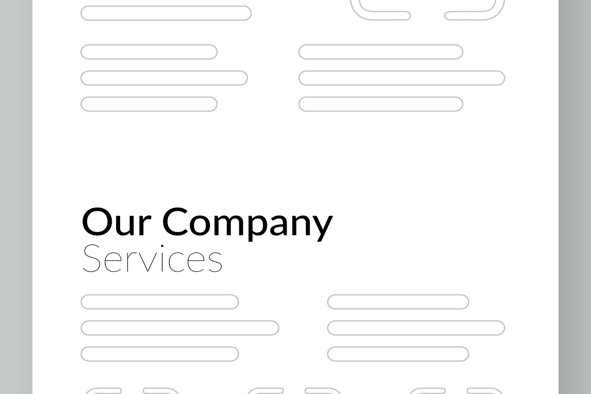 Creative Agency Website Wireframe, a Wireframe Template by CreativeShaper (Photo 4 of 7)