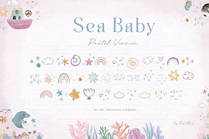 Sea Baby Pastel