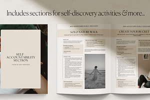 Self Discovery Journal Canva