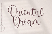 Oriental Dream - Calligraphy Font, a Script Font by Letterative Studio (Thumbnail 1 of 7)