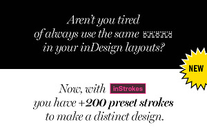 InStripes -Preset Strokes 4 InDesign