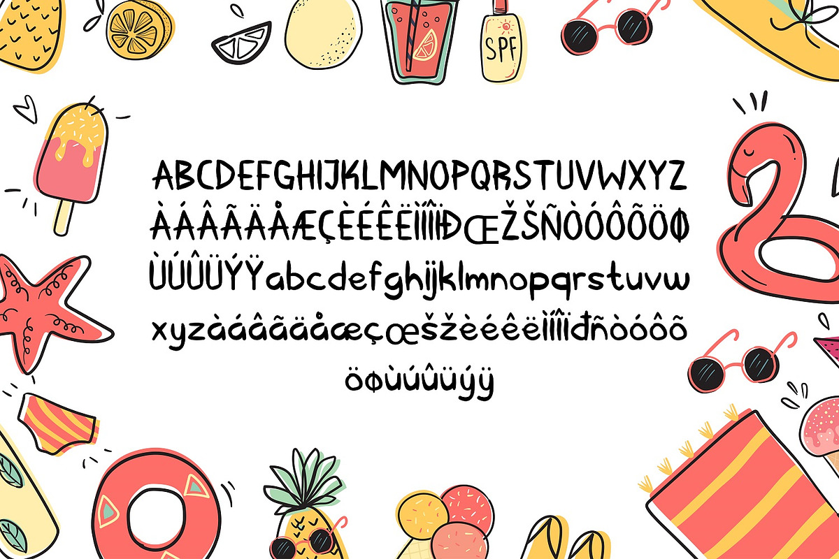 Kerape Handwriting Font preview 6