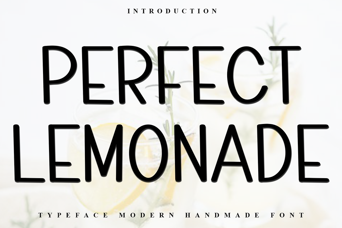 Perfect Lemonade, a Sans Serif Font by FreshTypeINK (Photo 1 of 7)