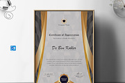 Black Stone Certificate Template, a Stationery Template by TelaTemplates (Thumbnail 6 of 9)