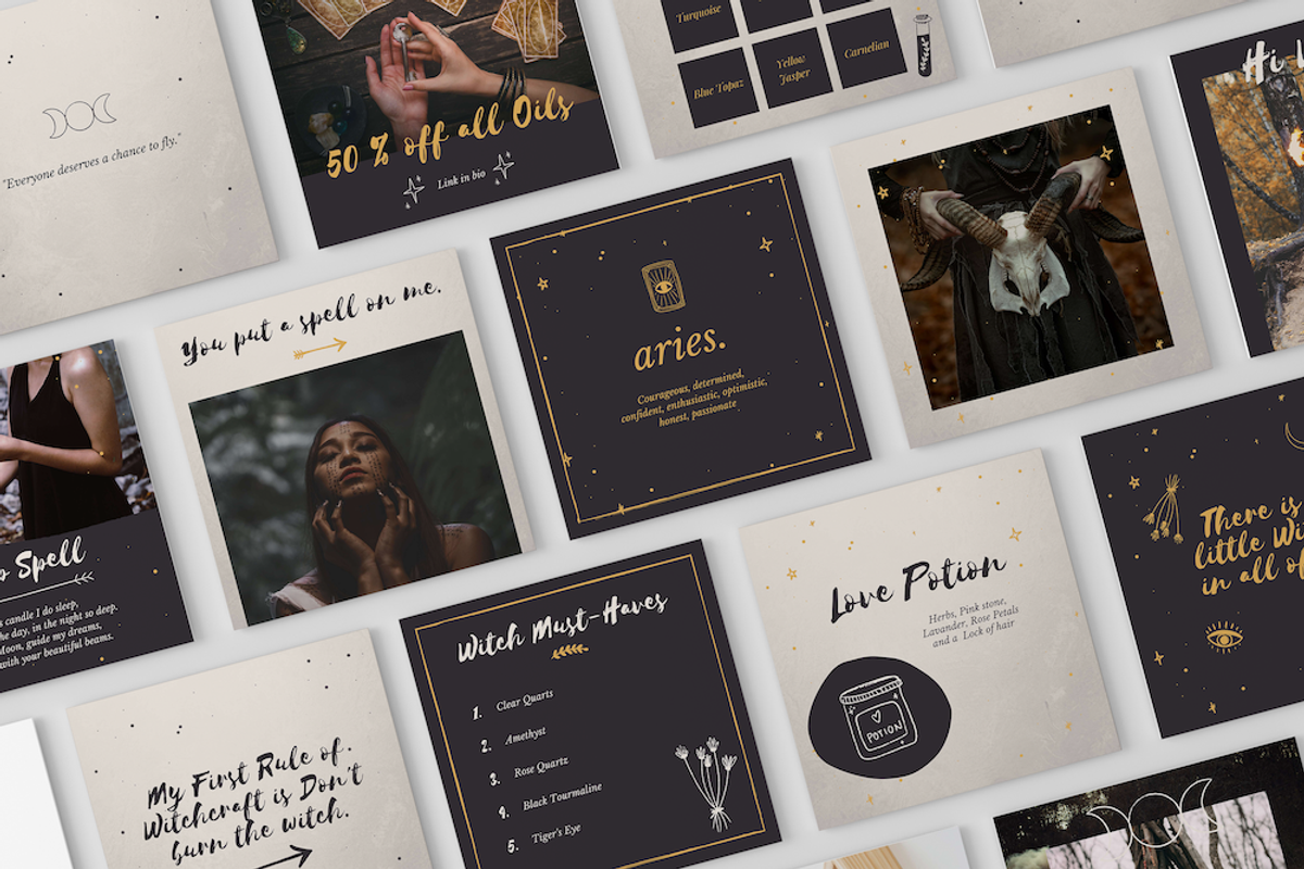 The Coven Instagram Template, a Social Media Template by thetrendytemplate (Photo 3 of 5)