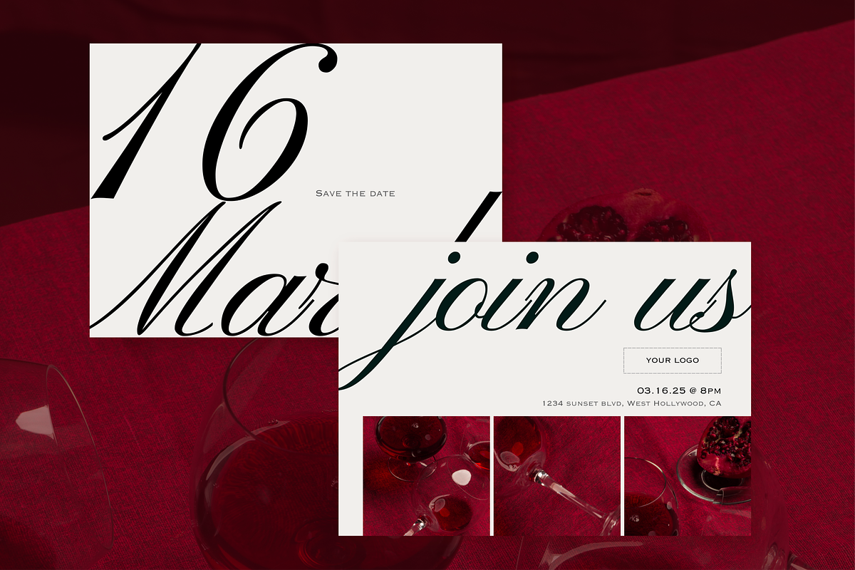 Event invitation Canva template, an Invitation Template by LePosey Studio (Photo 7 of 11)