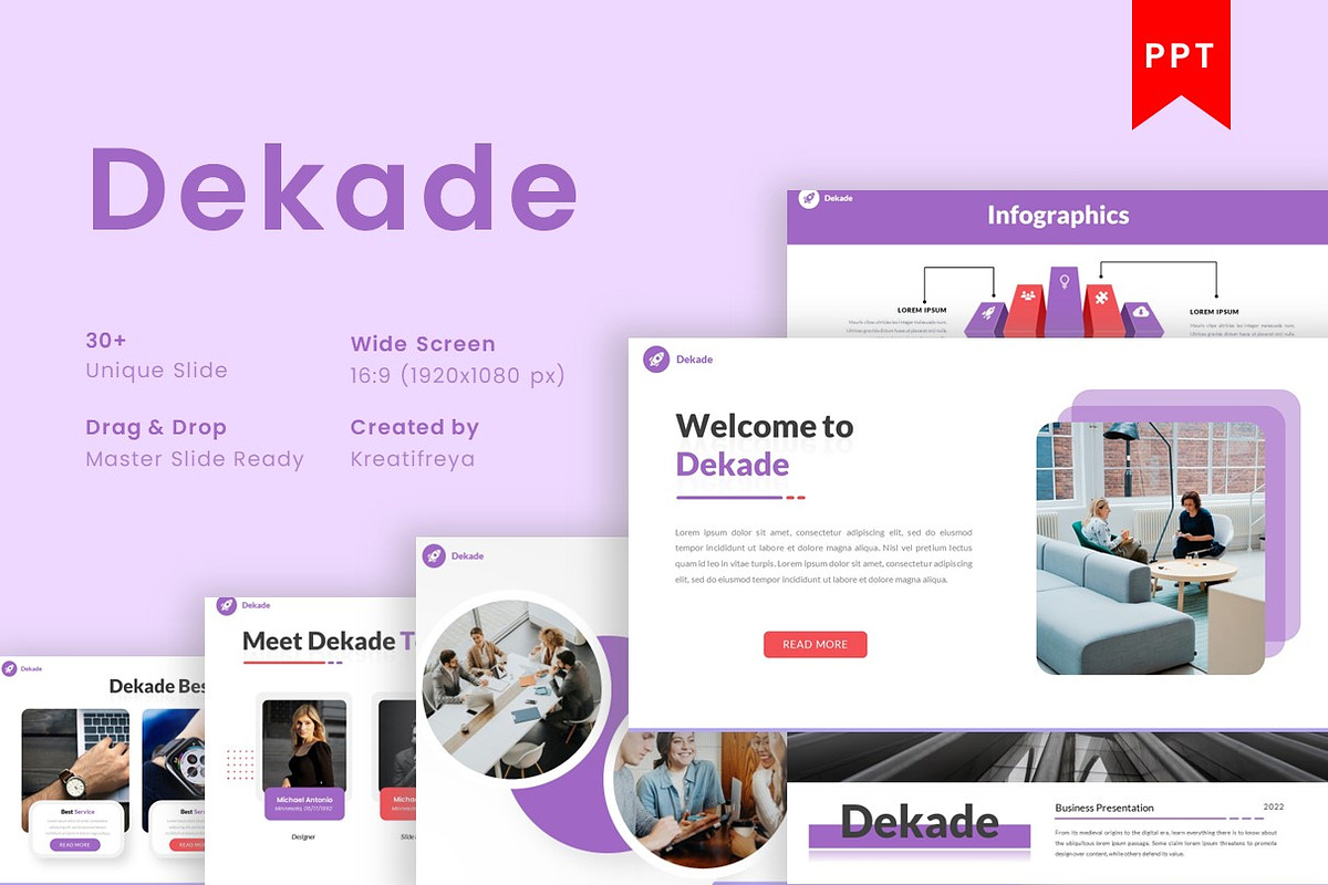 Dekade - PowerPoint Template