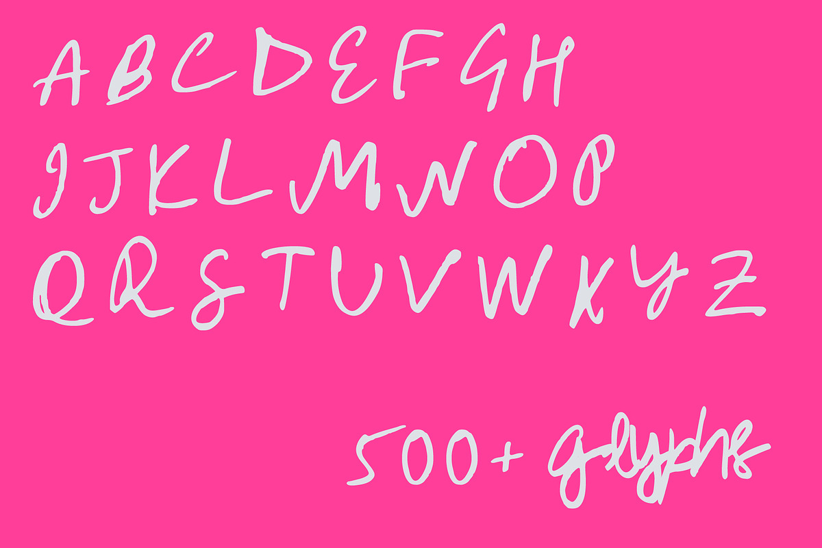 Love Notes Handwritten Font, a Handwritten Font by Fonts by Srishti (Photo 2 of 6)