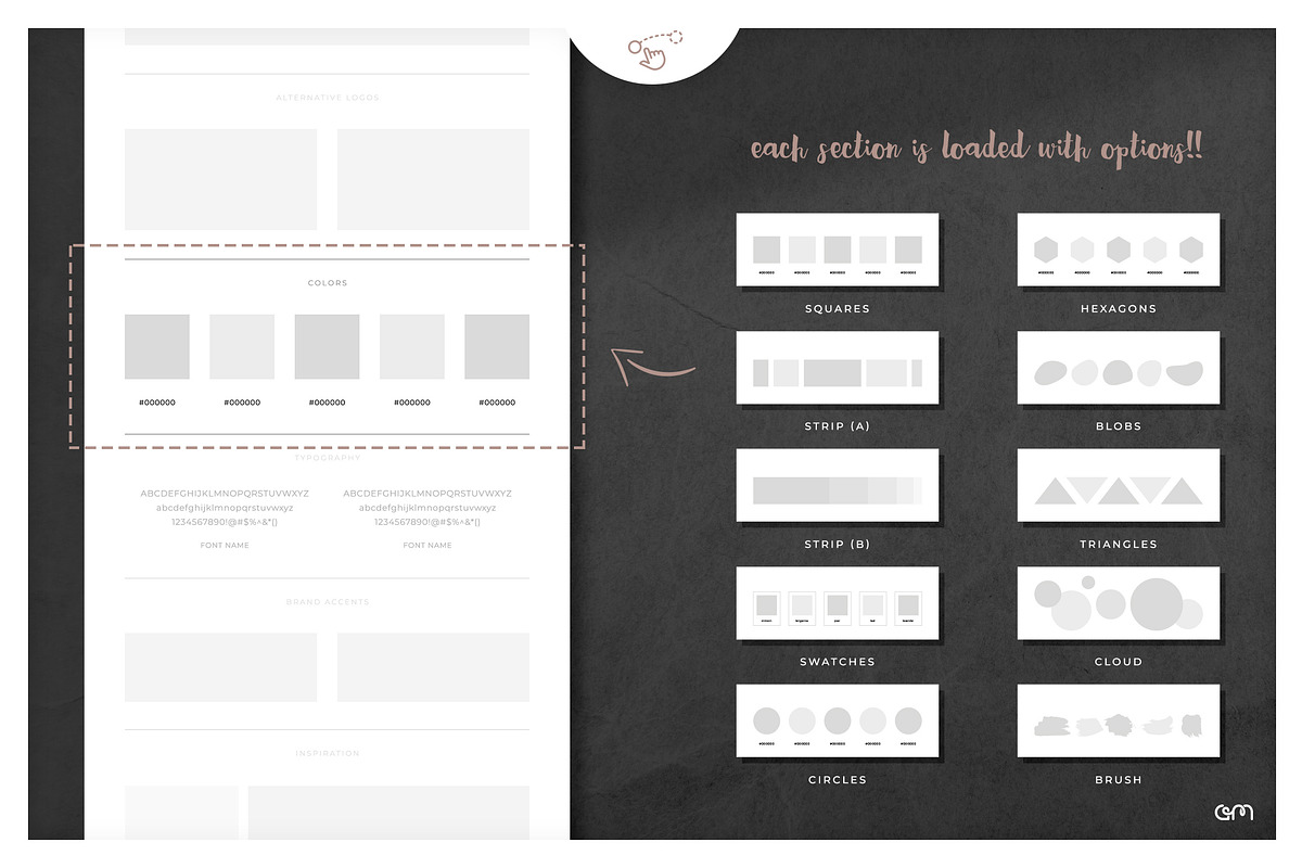 Infinity Brand Board Builder, a Presentation Template by AM Studio (Photo 3 of 9)